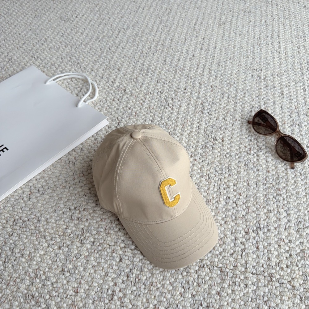 CELINE Nylon "C" Patch Baseball Cap